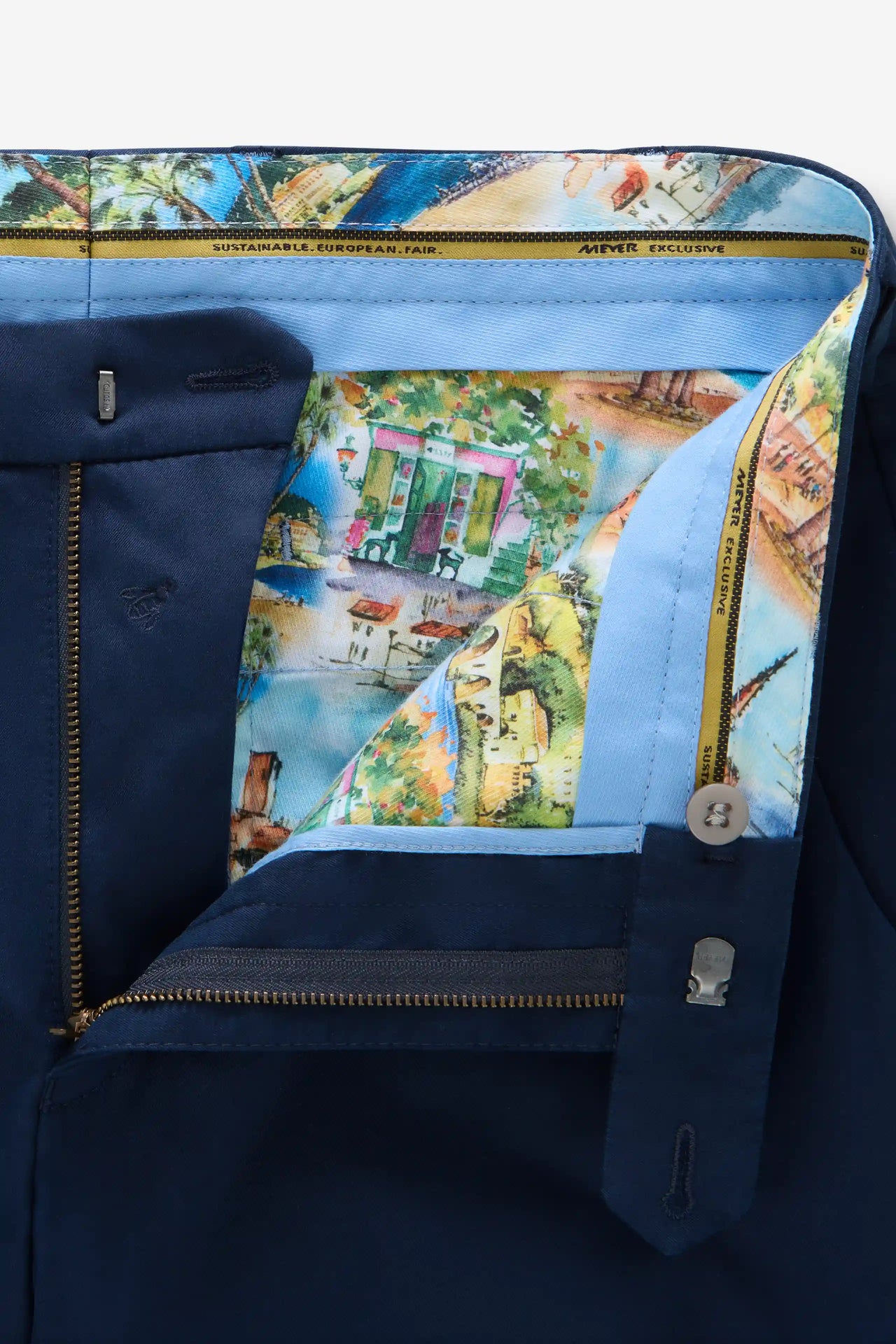 Bonn 1-8142 COTTON/SILK CHINOS