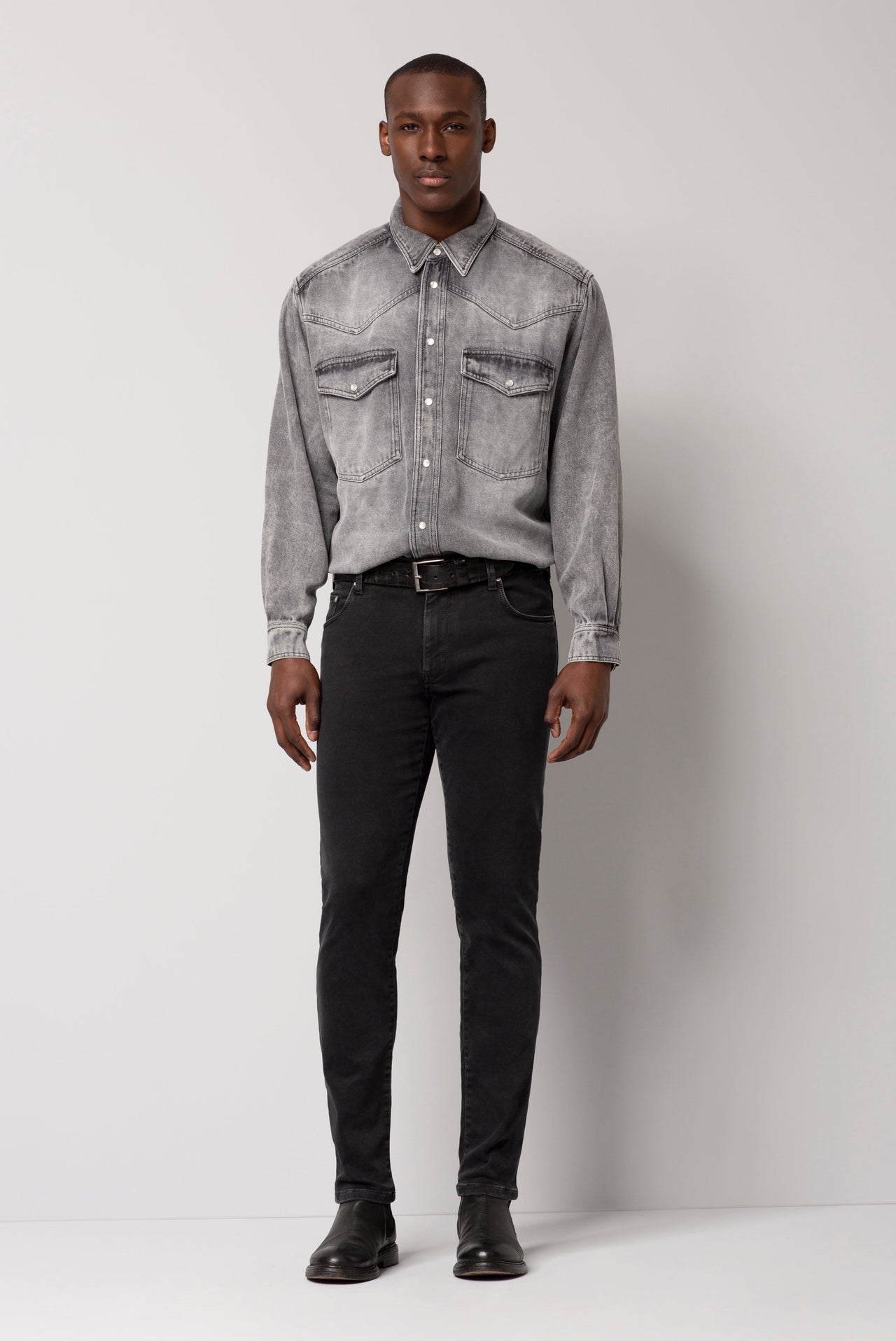 SLIM 9-6263 JERSEY DENIM