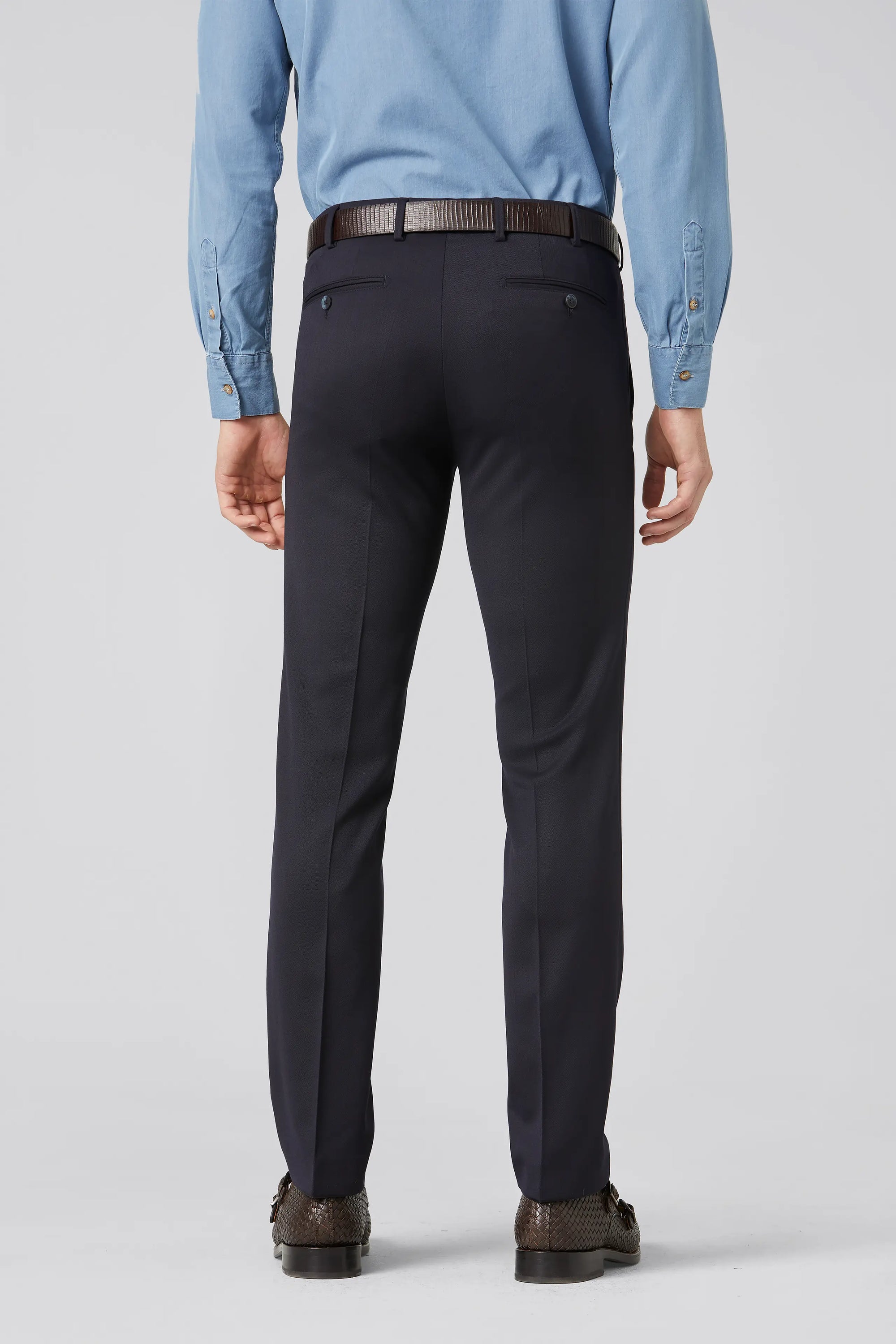 Roma 9-303 CHINOS MADE FROM VIRGIN WOOL TWILL